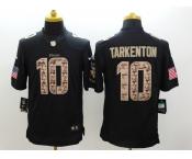 nike nfl jerseys minnesota vikings #10 tarkenton black[salute to service limited]