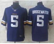 nike nfl jerseys minnesota vikings #5 bridgewater purple[nike limited][bridgewater]