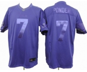 nike nfl jerseys minnesota vikings #7 christian ponder purple[drenched limited]