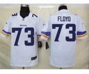 nike nfl jerseys minnesota vikings #73 floyd white[nike limited]