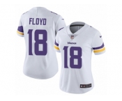 Women's Nike Minnesota Vikings #18 Michael Floyd Vapor Untouchable Limited White NFL Jersey