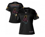 Women's Nike Minnesota Vikings #4 Ryan Quigley Game Black Fashion NFL Jersey