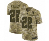 Youth Nike Minnesota Vikings #22 Paul Krause Limited Camo 2018 Salute to Service NFL Jersey Youth Nike Minnesota Vikings #22 Paul Krause Limited Camo 2018 Salute to Service NFL Jersey