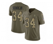 Youth Nike Minnesota Vikings #34 Andrew Sendejo Limited Olive Camo 2017 Salute to Service NFL Jersey Youth Nike Minnesota Vikings #34 Andrew Sendejo Limited Olive Camo 2017 Salute to Service NFL Jersey
