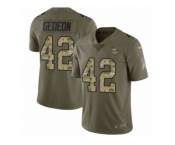 Youth Nike Minnesota Vikings #42 Ben Gedeon Limited Olive Camo 2017 Salute to Service NFL Jersey Youth Nike Minnesota Vikings #42 Ben Gedeon Limited Olive Camo 2017 Salute to Service NFL Jersey