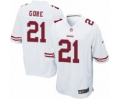 Men's Nike San Francisco 49ers #21 Frank Gore Game White NFL Jersey