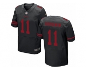 Men's Nike San Francisco 49ers #11 Marquise Goodwin Elite Black NFL Jersey