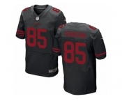 Men's Nike San Francisco 49ers #85 Pierre Garcon Elite Black NFL Jersey