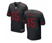 Men's Nike San Francisco 49ers #90 Earl Mitchell Elite Black NFL Jersey