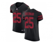 Nike San Francisco 49ers #25 Richard Sherman Black Alternate Men Stitched NFL Vapor Untouchable Elite Jersey