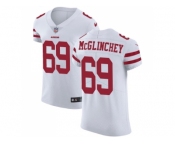 Nike San Francisco 49ers #69 Mike McGlinchey White Men Stitched NFL Vapor Untouchable Elite Jersey
