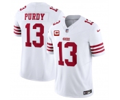 Men's San Francisco 49ers #13 Brock Purdy White 2025 F.U.S.E. With 3-Star C Patch Vapor Untouchable Limited Stitched Football Jersey Men's San Francisco 49ers #13 Brock Purdy White 2025 F.U.S.E. With 3-Star C Patch Vapor Untouchable Limited Stitched Football Jersey