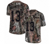 Men's San Francisco 49ers #13 Richie James Limited Camo Rush Realtree Football Jersey