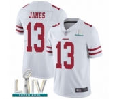 Men's San Francisco 49ers #13 Richie James White Vapor Untouchable Limited Player Super Bowl LIV Bound Football Jersey Men's San Francisco 49ers #13 Richie James White Vapor Untouchable Limited Player Super Bowl LIV Bound Football Jersey