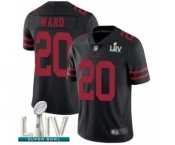 Men's San Francisco 49ers #20 Jimmie Ward Black Alternate Vapor Untouchable Limited Player Super Bowl LIV Bound Football Jersey Men's San Francisco 49ers #20 Jimmie Ward Black Alternate Vapor Untouchable Limited Player Super Bowl LIV Bound Football Jersey