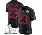 Men's San Francisco 49ers #23 Ahkello Witherspoon Black Alternate Vapor Untouchable Limited Player Super Bowl LIV Bound Football Jersey