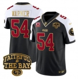 Men's San Francisco 49ers #54 Fred warner Black Alternate 2025 F.U.S.E. 3-Star C With Faithful To The Bay Patch Limited V8 Football Stitched Jersey