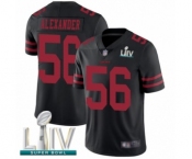 Men's San Francisco 49ers #56 Kwon Alexander Black Alternate Vapor Untouchable Limited Player Super Bowl LIV Bound Football Jersey Men's San Francisco 49ers #56 Kwon Alexander Black Alternate Vapor Untouchable Limited Player Super Bowl LIV Bound Football Jersey