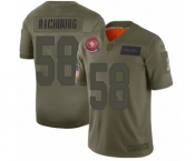 Men's San Francisco 49ers #58 Weston Richburg Limited Camo 2019 Salute to Service Football Jersey Men's San Francisco 49ers #58 Weston Richburg Limited Camo 2019 Salute to Service Football Jersey