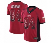 Men's San Francisco 49ers #84 Kendrick Bourne Limited Red Rush Drift Fashion Football Jersey
