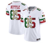 Men's San Francisco 49ers #85 George kittle White 2025 F.U.S.E. Mexico Vapor Limited Football Stitched Jersey