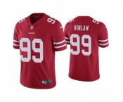 Men's San Francisco 49ers #99 Javon Kinlaw Red Team Color Vapor Untouchable Limited Player Football Jersey