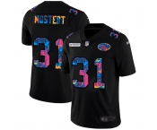 San Francisco 49ers #31 Raheem Mostert Men's Nike Multi-Color Black 2020 NFL Crucial Catch Vapor Untouchable Limited Jersey