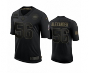 San Francisco 49ers #56 Kwon Alexander Black 2020 Salute To Service Limited Jersey