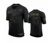 San Francisco 49ers #63 Ben Garland Black 2020 Salute To Service Limited Jersey