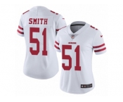 Women's Nike San Francisco 49ers #51 Malcolm Smith Vapor Untouchable Limited White NFL Jersey