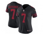Women's Nike San Francisco 49ers #7 Colin Kaepernick Vapor Untouchable Limited Black NFL Jersey