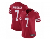 Women's Nike San Francisco 49ers #7 Matt Barkley Vapor Untouchable Limited Red Team Color NFL Jersey