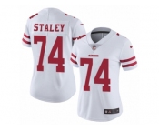 Women's Nike San Francisco 49ers #74 Joe Staley Vapor Untouchable Limited White NFL Jersey