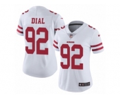 Women's Nike San Francisco 49ers #92 Quinton Dial Vapor Untouchable Limited White NFL Jersey