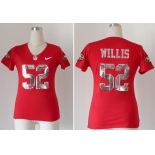 nike women nfl jerseys san francisco 49ers #52 patrick willis red  jerseys