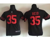 Nike Youth New 49ers #35 Eric Reid Black Alternate Stitched jerseys