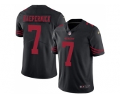 Youth Nike San Francisco 49ers #7 Colin Kaepernick Black Stitched NFL Limited Rush Jersey