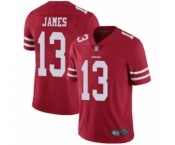 Youth San Francisco 49ers #13 Richie James Red Team Color Vapor Untouchable Limited Player Football Jersey