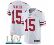Youth San Francisco 49ers #15 Trent Taylor White Vapor Untouchable Limited Player Super Bowl LIV Bound Football Jersey