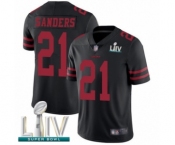 Youth San Francisco 49ers #21 Deion Sanders Black Vapor Untouchable Limited Player Super Bowl LIV Bound Football Jersey
