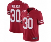 Youth San Francisco 49ers #30 Jeff Wilson Red Team Color Vapor Untouchable Limited Player Football Jersey