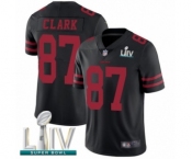 Youth San Francisco 49ers #87 Dwight Clark Black Vapor Untouchable Limited Player Super Bowl LIV Bound Football Jersey