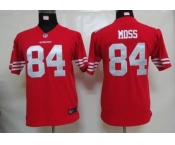 nike youth nfl jerseys San Francisco 49ers #84 moss red[nike]