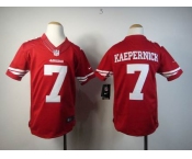 nike youth nfl jerseys san francisco 49ers #7 kaepernick red[nike limited]