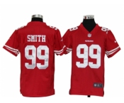 nike youth nfl jerseys san francisco 49ers #99 smith red[nike]