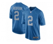 Men Nike Detroit Lions #2 Kasey Redfern Game Blue Alternate NFL Jersey