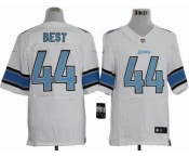 nike nfl jerseys detroit lions #44 jahvid best white[elite]
