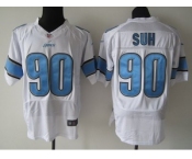 nike nfl jerseys detroit lions #90 ndamukong suh white[elite]
