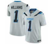 Men's Detroit Lions #1 Jameson Williams Silver 2026 F.U.S.E. Rivalries Collection Limited Football Stitched Jersey Men's Detroit Lions #1 Jameson Williams Silver 2026 F.U.S.E. Rivalries Collection Limited Football Stitched Jersey