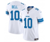 Men's Detroit Lions #10 Ronnie Bell White 2025 F.U.S.E. Vapor Limited Football Stitched Jersey
